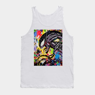 Venomous Alien Being Street Art Tank Top